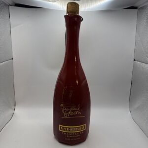 Empty Piper Heidsieck 1990 Jean Paul Gaultier Lace Up Corset Champagne Bottle